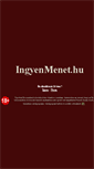 Mobile Screenshot of ingyenmenet.hu